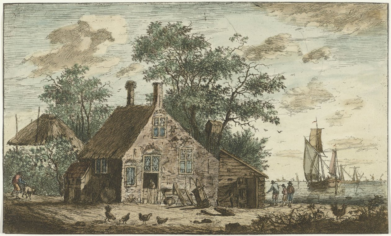 Farm egy folyón alkotó: Hendrik Kobell