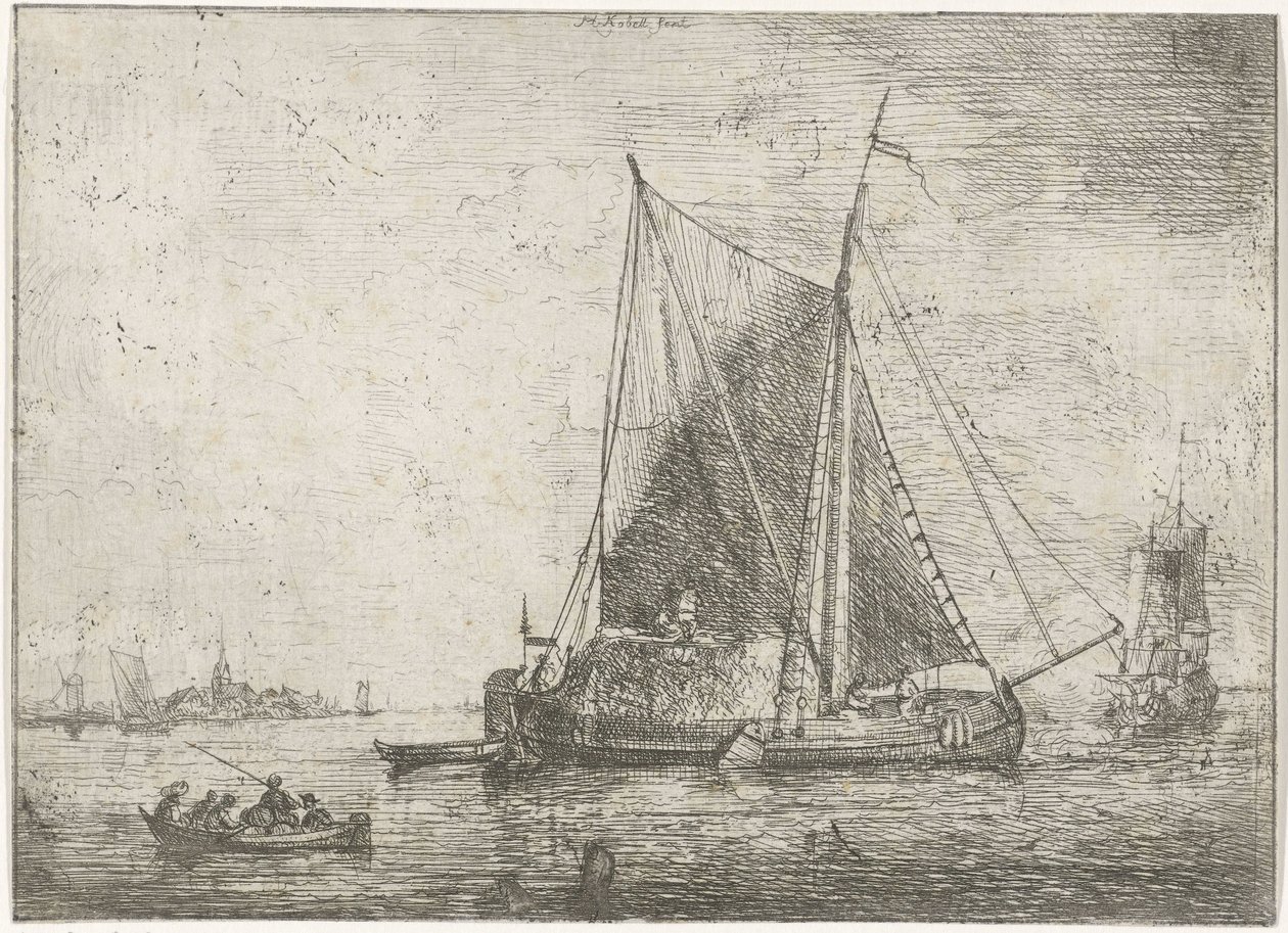 szénabárka alkotó: Hendrik Kobell