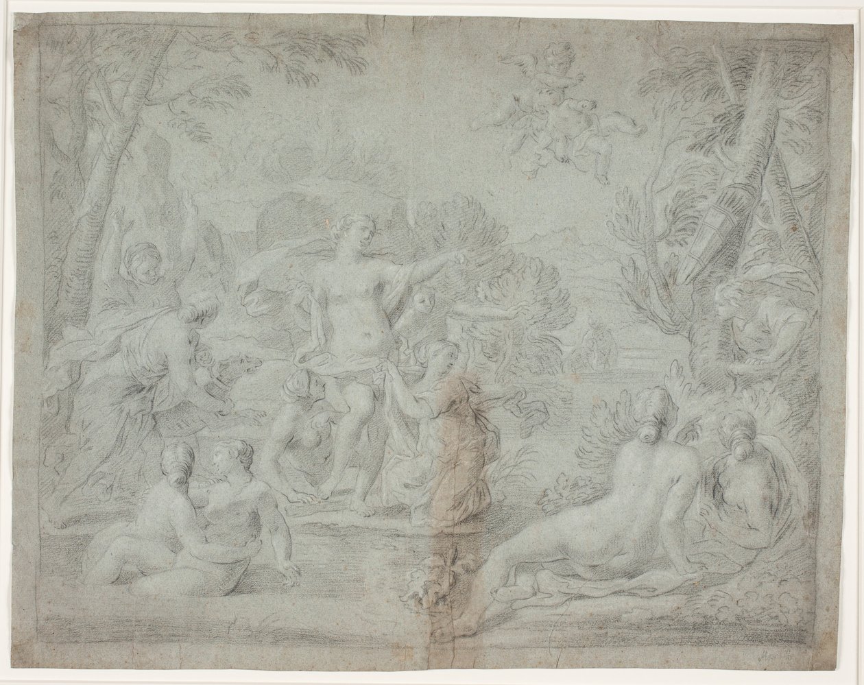 Diana és Actaeon. (Ovidius, Net., III, 175 kk.) alkotó: Hendrik Krock
