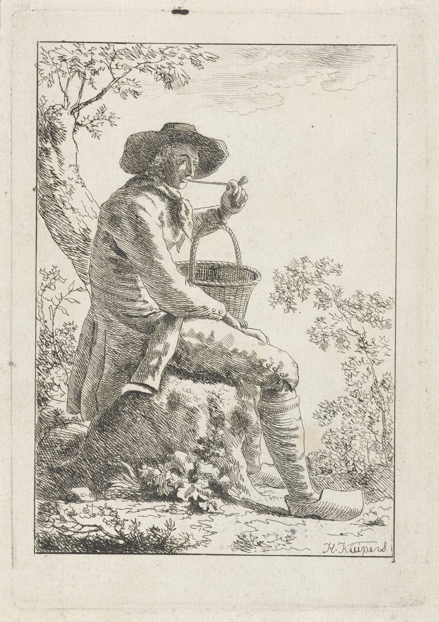 Dohányzó gazda alkotó: Hendrik Kuipers