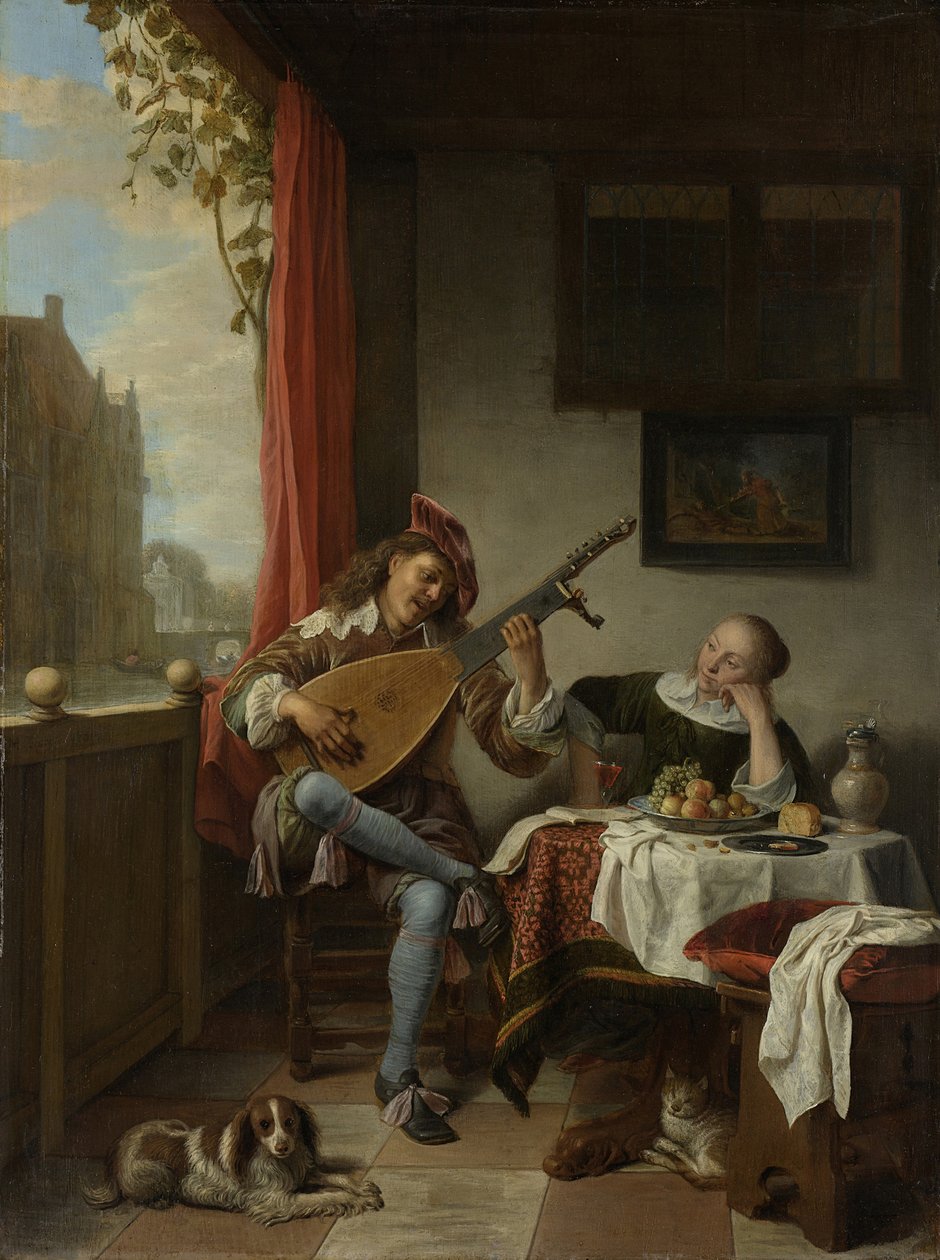 A lantos, 1661 alkotó: Hendrik Maertensz Sorgh