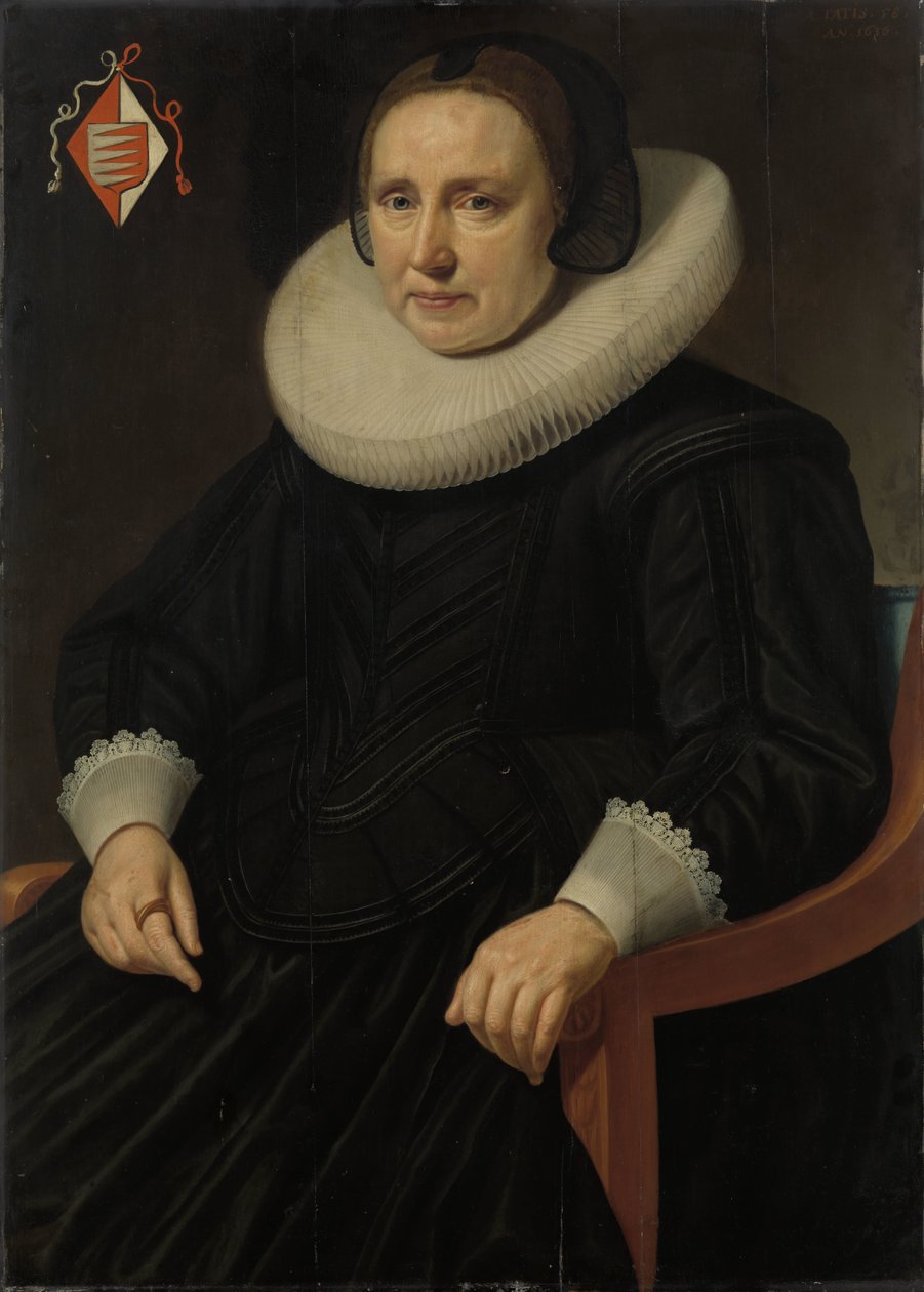 Sara Sweerts de Weert portréja, Antonius Antonides van der Linden második felesége alkotó: Hendrik Meerman