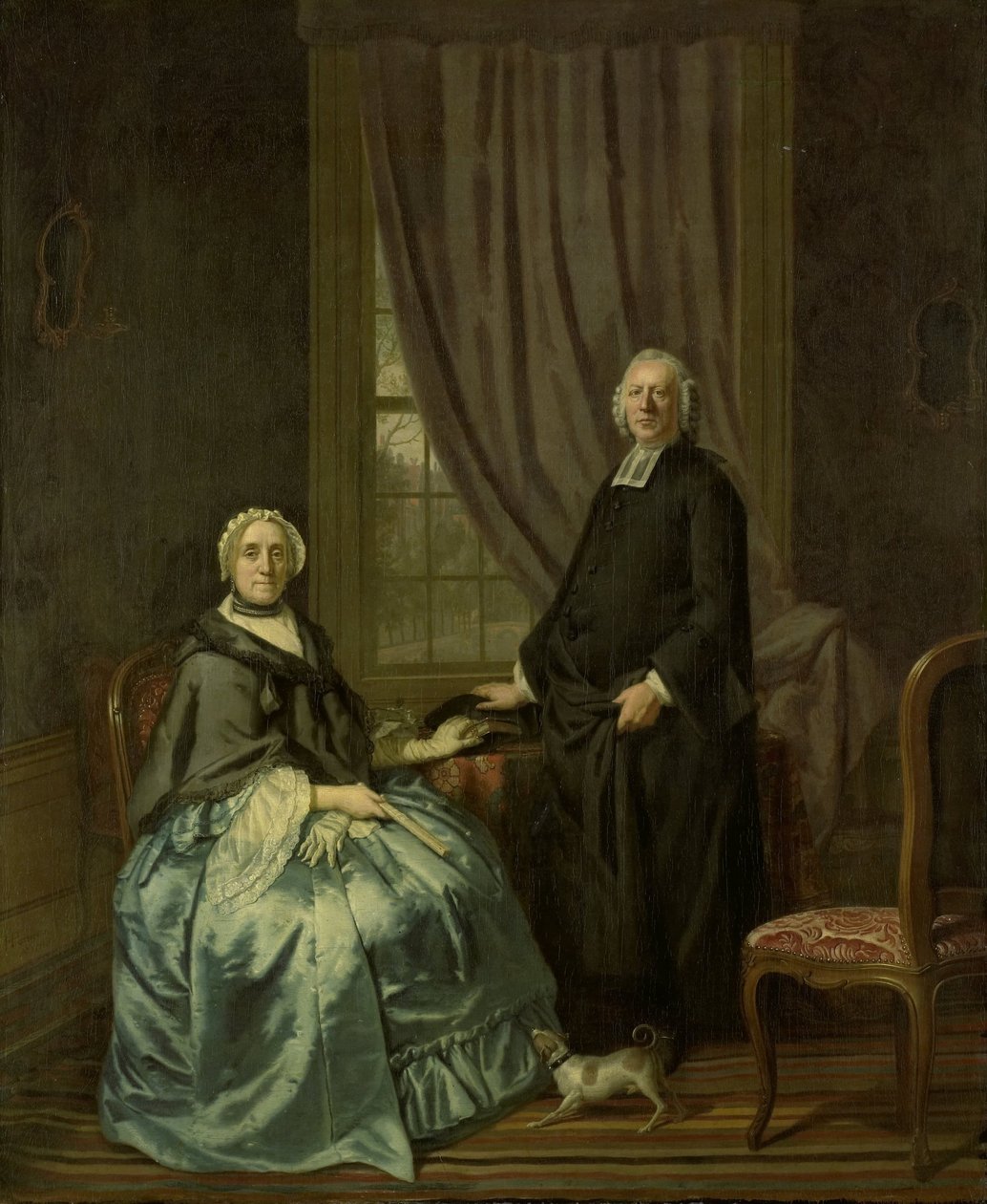 Petrus Bliek, Amszterdam Remonstrant miniszterének portréja feleségével, Cornelia Drosttal alkotó: Hendrik Pothoven