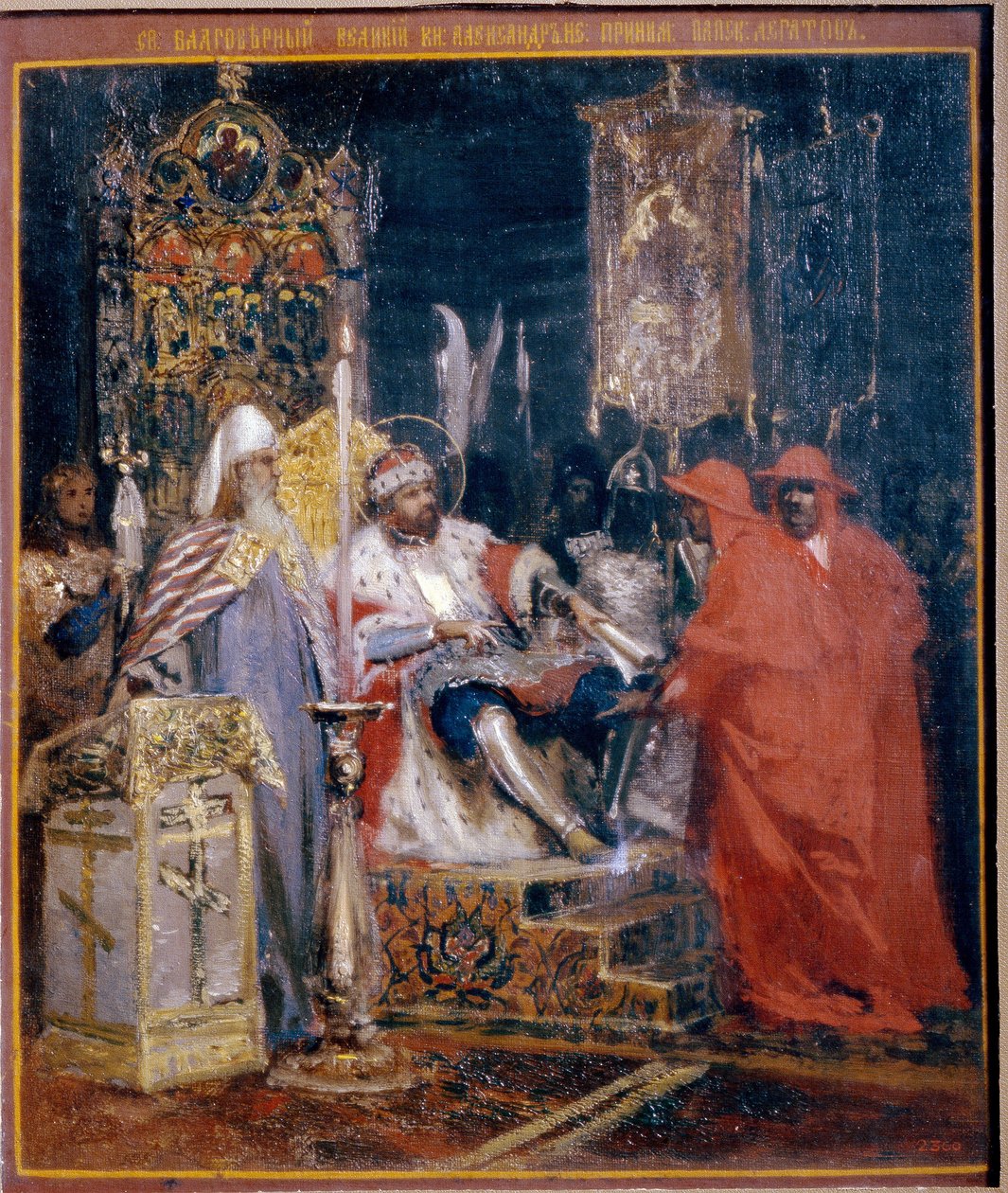 Alexandre Nevsky (pl. a Névából alkotó: Henryk Siemiradzki