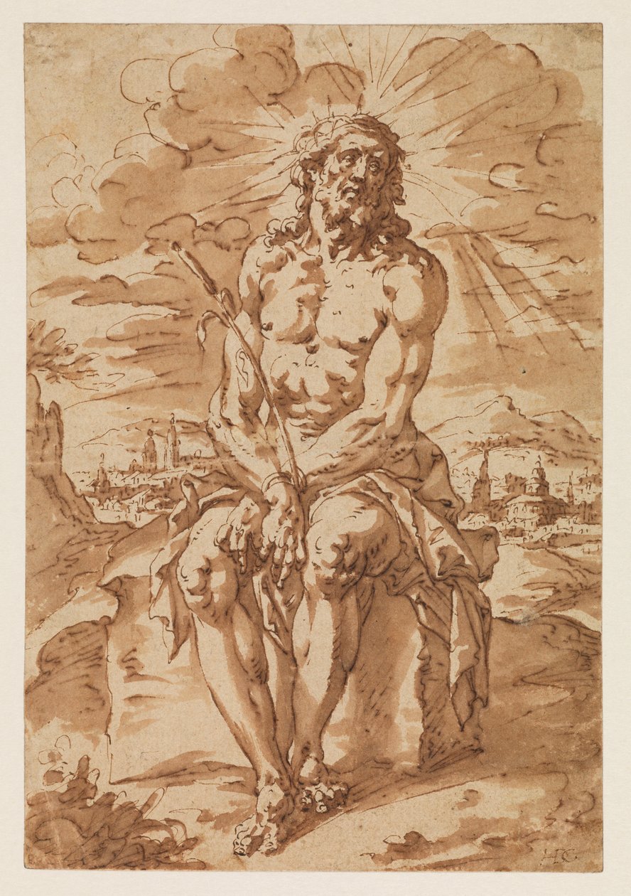 Fájdalmak embere – Ecce Homo, 1585-1630 alkotó: Hendrick de Clerck