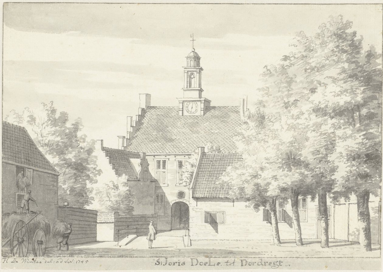 A St. Jorisdoelen Dordrechtben alkotó: Hendrik de Winter