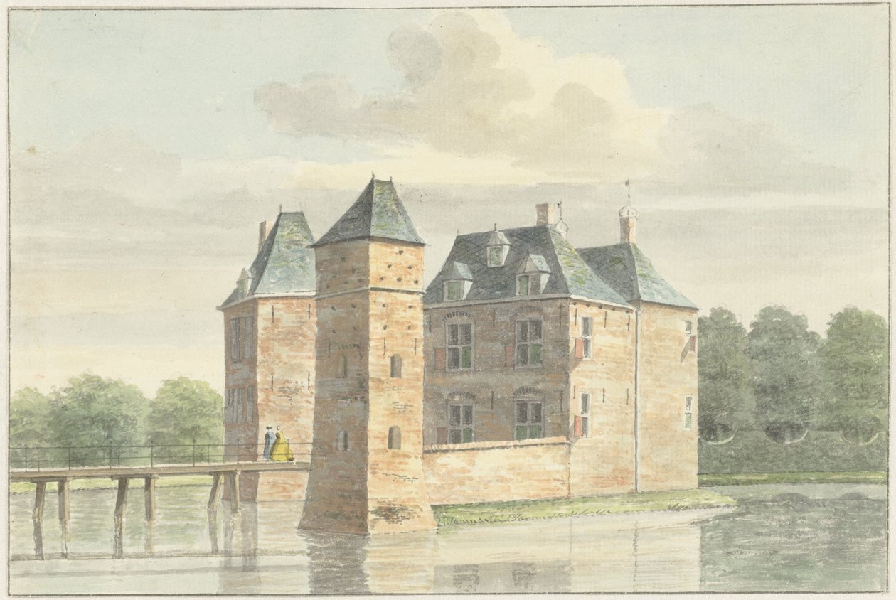 Moersbergen kastély Doorn közelében alkotó: Hendrik de Winter