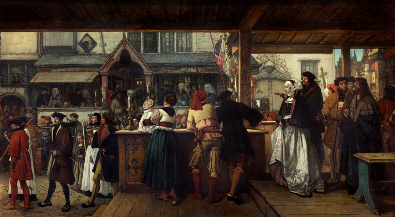 Albrecht Dürer Antwerpenbe látogat 1520-ban alkotó: Hendrik or Henri Leys