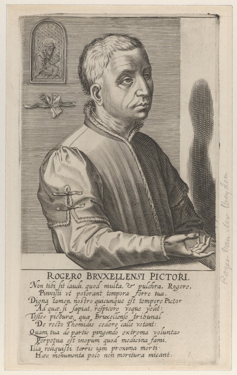 Roger van der Weyden, az ifjabb, 1610 körül (metszet) alkotó: Hendrik the Elder Hondius