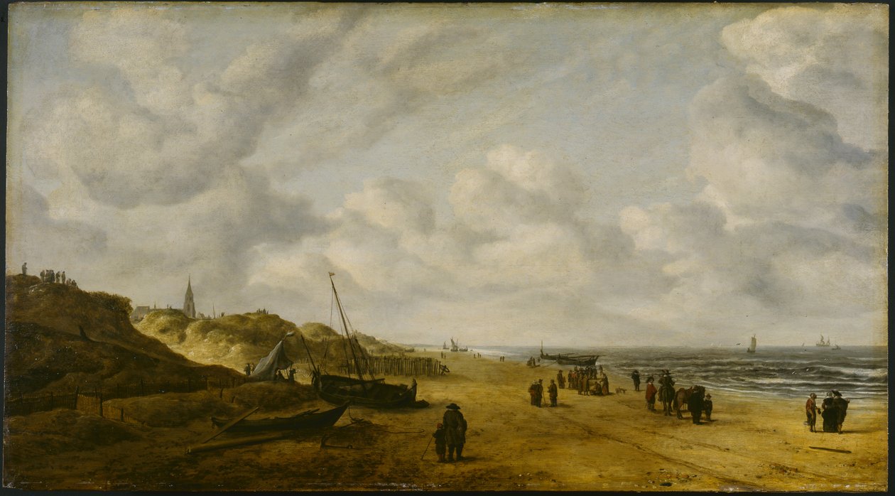 Kilátás a Scheveningeni homokra, 1630 körül (előzetes állapot; lásd még: 1112739) alkotó: Hendrik van Anthonissen