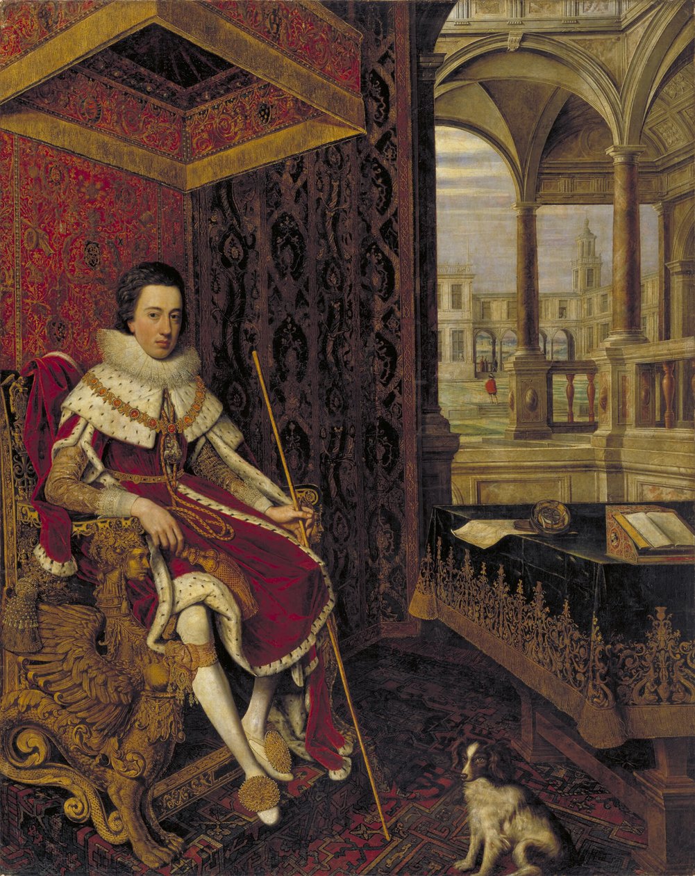 I. Károly (1600-1649), amikor Wales hercege alkotó: Hendrik van II Steenwijck