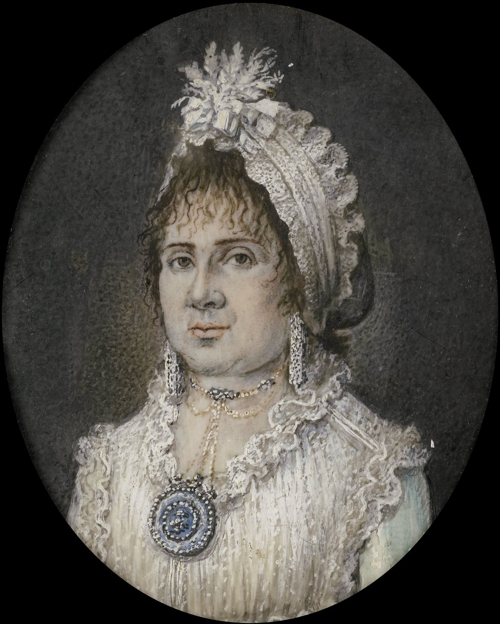Catherine Theresia Weber (1760/61-1847). Joannes Titsingh felesége, Amszterdam alkotó: Hendrik van Overklift (possibly)