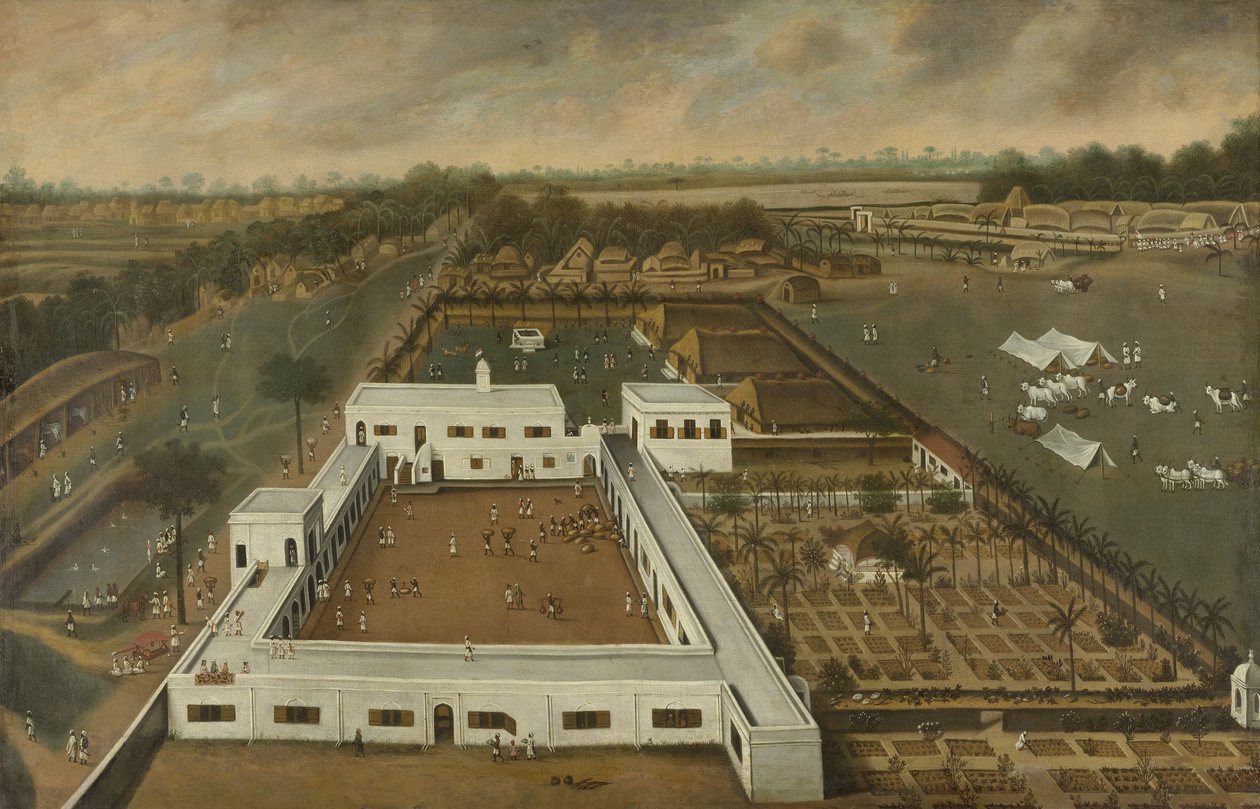 Holland ültetvény Bengáliában alkotó: Hendrik van Schuylenburgh
