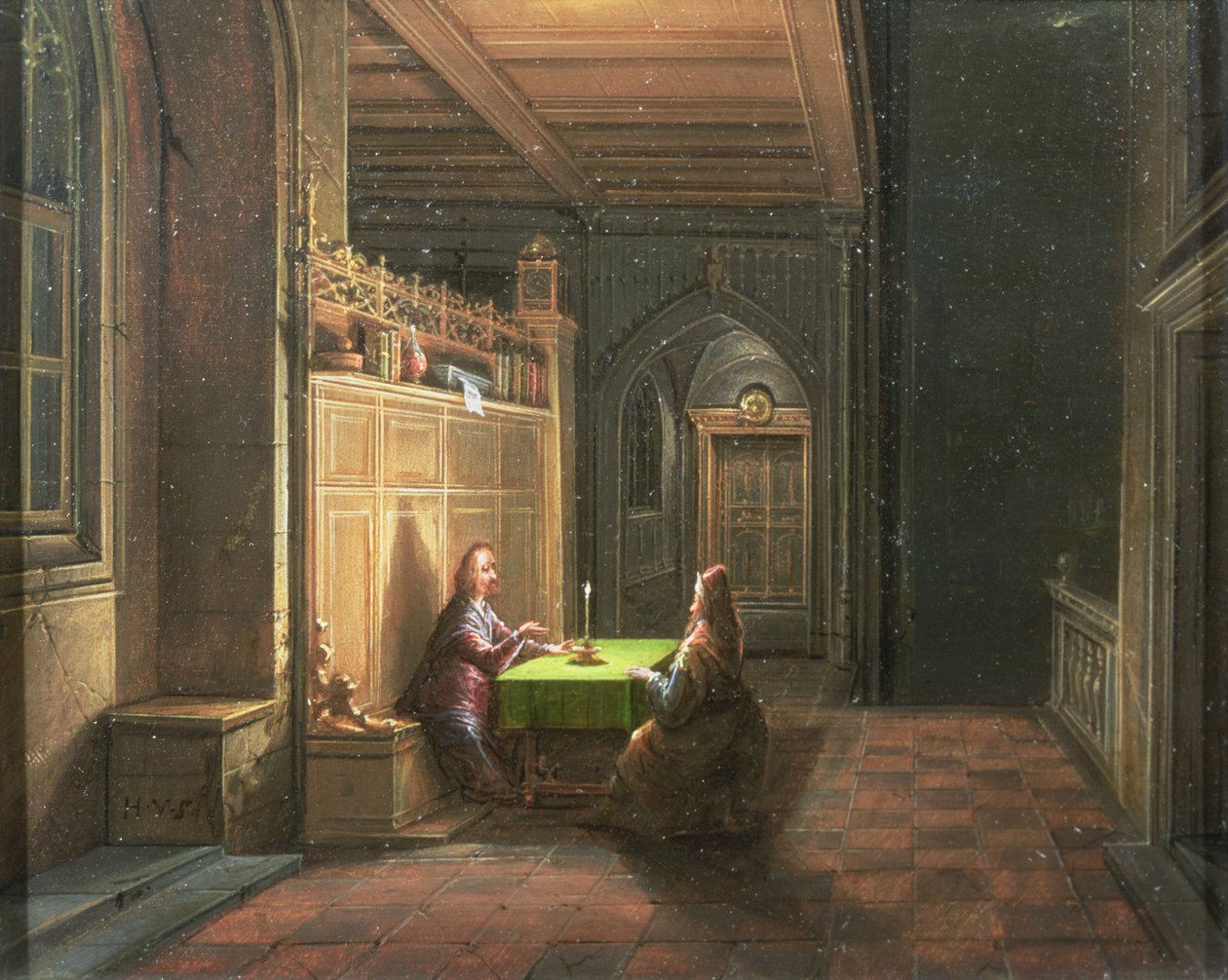 Krisztus Nikodémus házában alkotó: Hendrik van Steenwyck