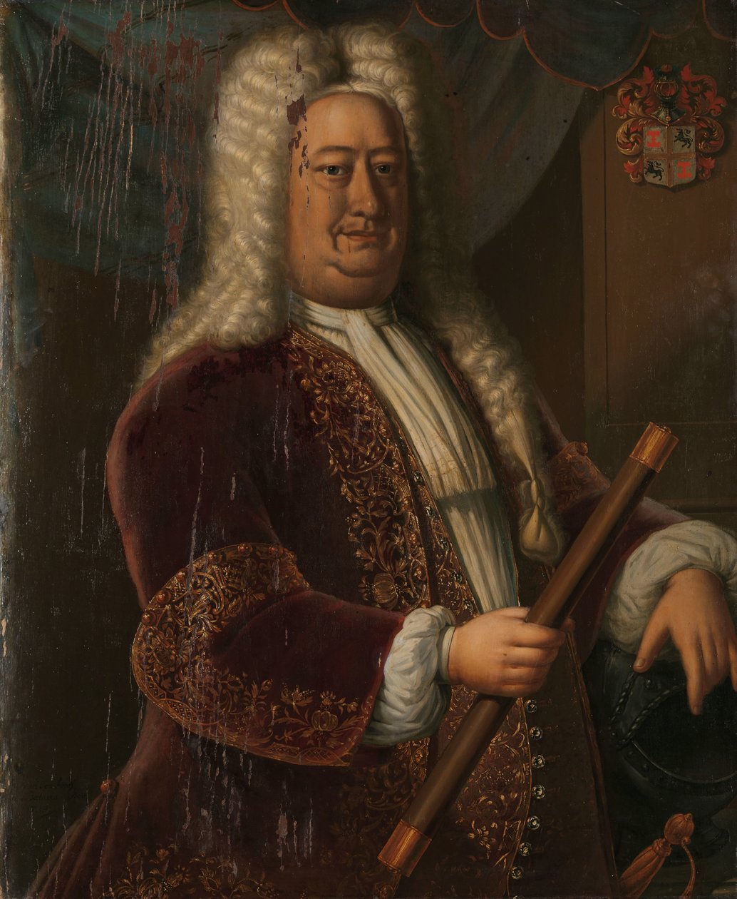 Dirk van Cloon (1730-1735) Dirk van Cloon, Holland Kelet-India főkormányzójának portréja alkotó: Hendrik van den Bosch