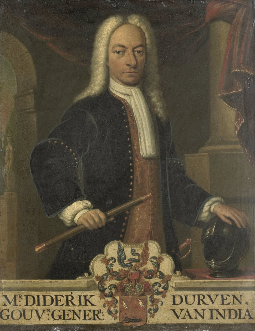 Diederik van Durven, Holland Kelet-India főkormányzójának portréja alkotó: Hendrik van den Bosch