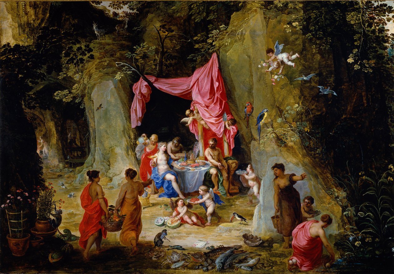 Ulysses és Calypso (festmény alkotó: Hendrik van the Elder Balen