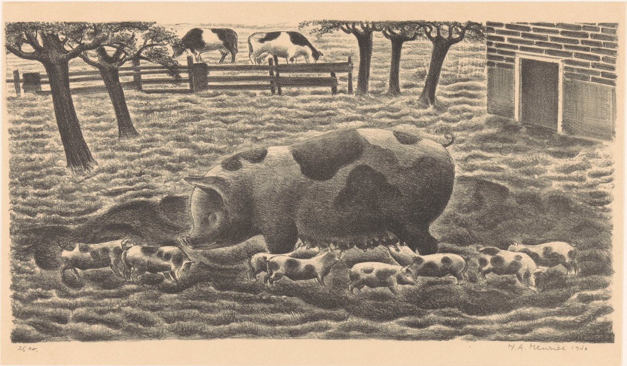 Nyolc malaccal vetni alkotó: Henk Henriët (signed by artist)