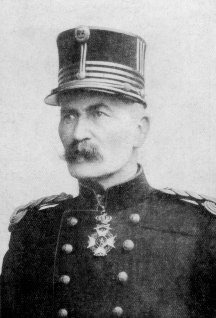 Gerard Leman belga tábornok és Liege védője, 1914. augusztus 5-16., 1926. alkotó: Hennebert