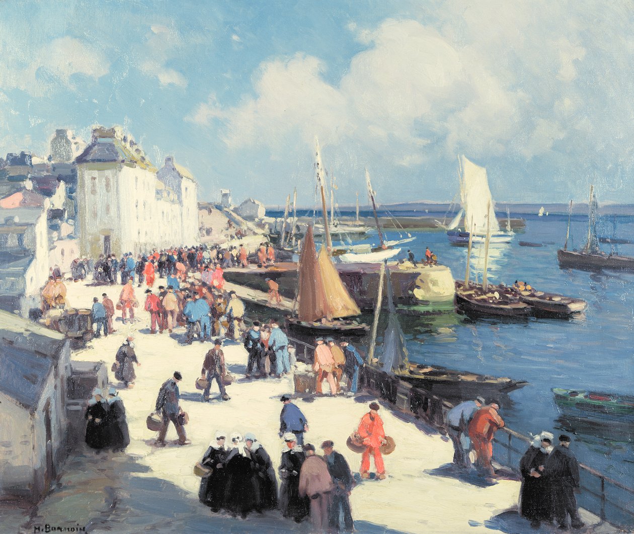 Douarnenez alkotó: Henri Alphonse Barnoin