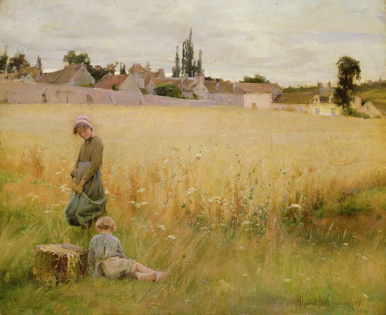 Nyári rét, 1887 alkotó: Henri Alphonse Louis Laurent Desrousseaux