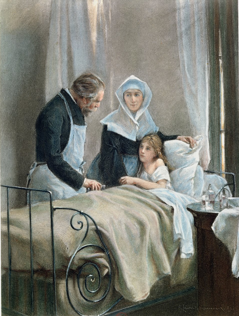 A beteg gyermek alkotó: Henri Alphonse Louis Laurent Desrousseaux