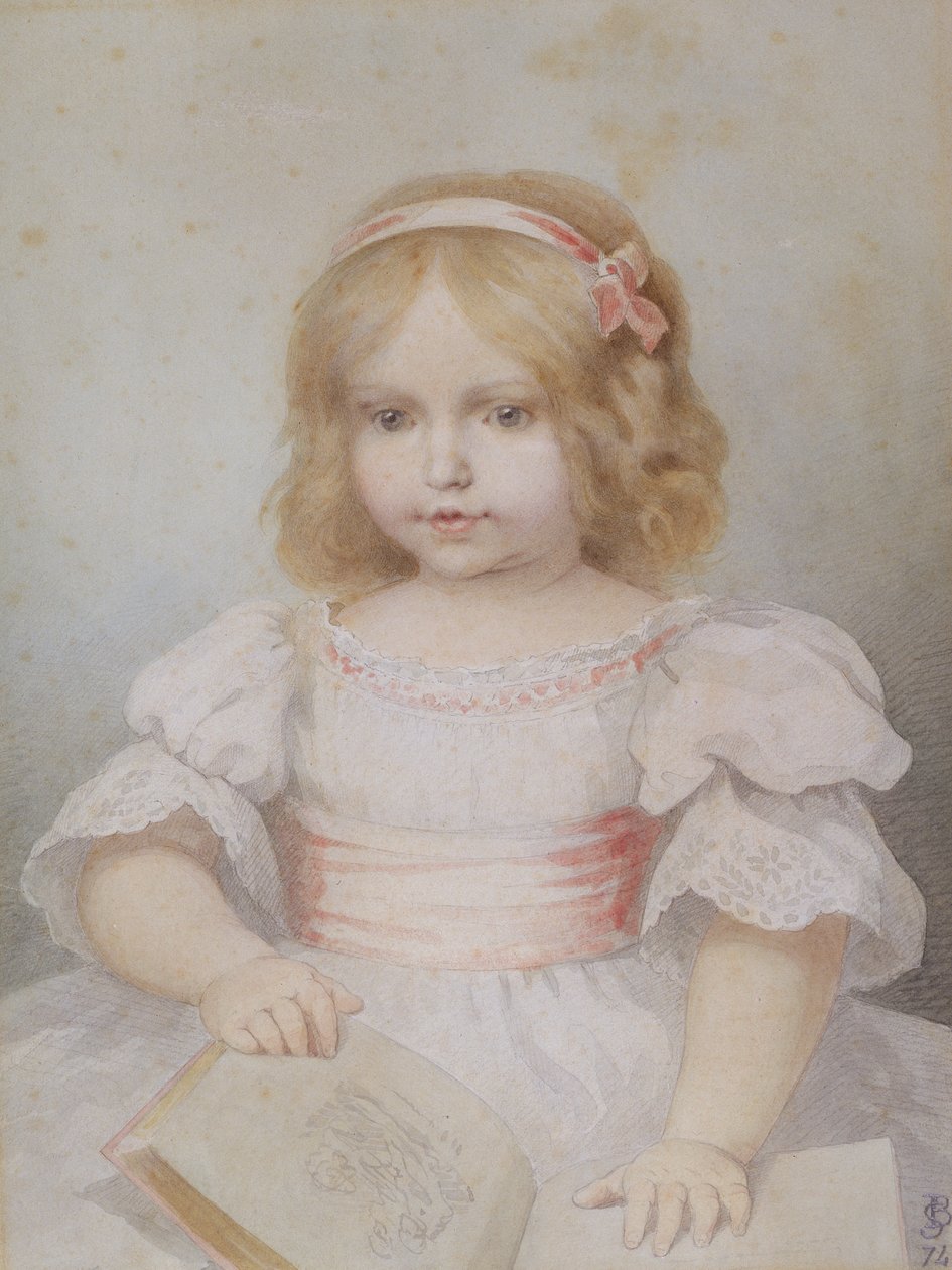 Colette, 18 hónapos, 1875 alkotó: Henri Baron
