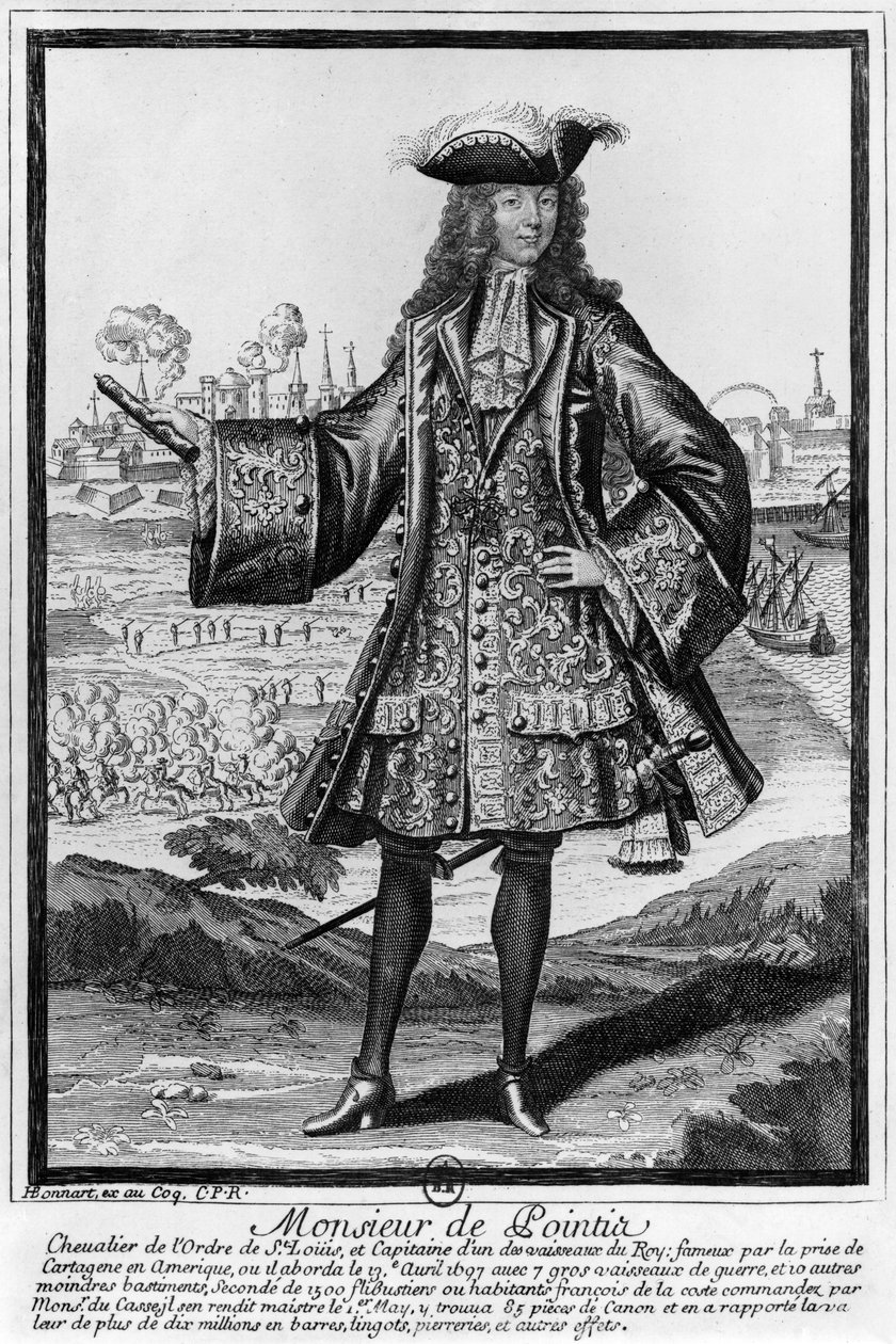 Jean Bernard Desjean (1645-1711) de Pointis báró alkotó: Henri Bonnart