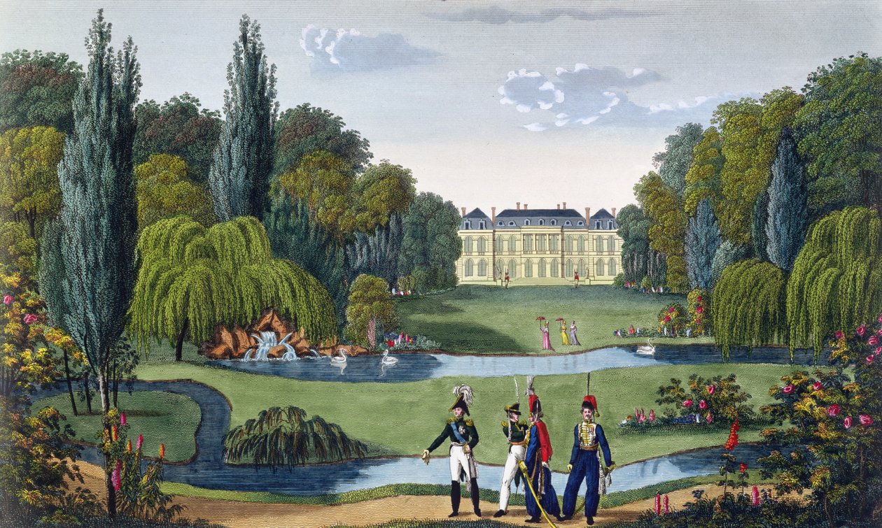The Elysee Bourbon, 1815-20 körül (színes metszet) alkotó: Henri Courvoisier Voisin
