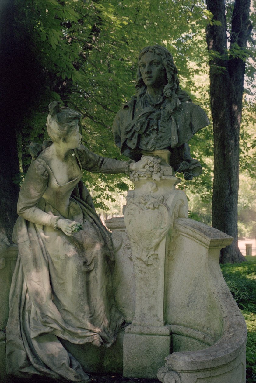 Jean Antoine Watteau-nak szentelt emlékmű, 1896 (1684-1721) (lásd még: 252662) alkotó: Henri Desire Gauquie