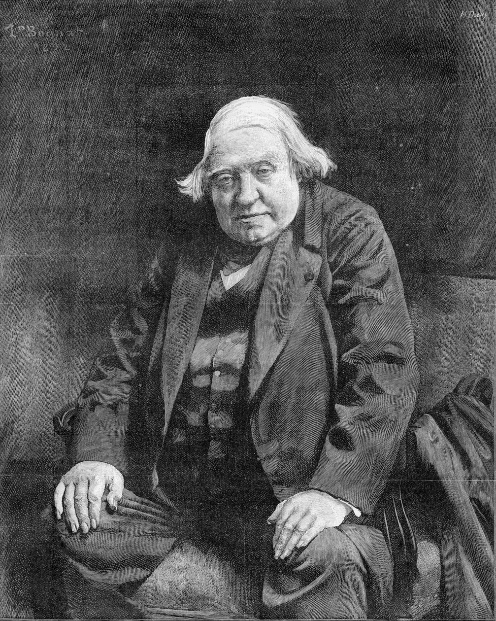 vésett portré alkotó: Henri Dochy d Bonnat