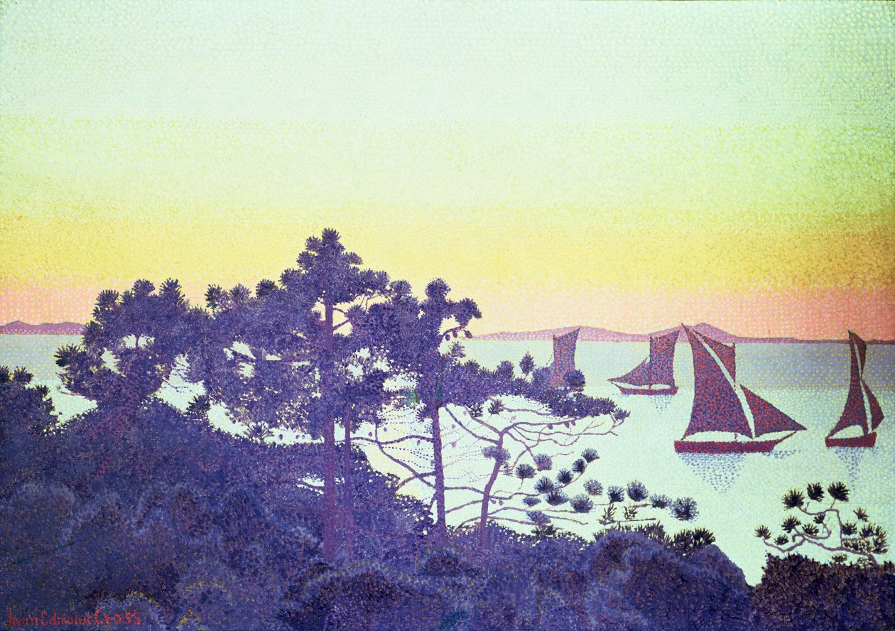 A Pointe de la Galere, 1891-92 alkotó: Henri Edmond Cross