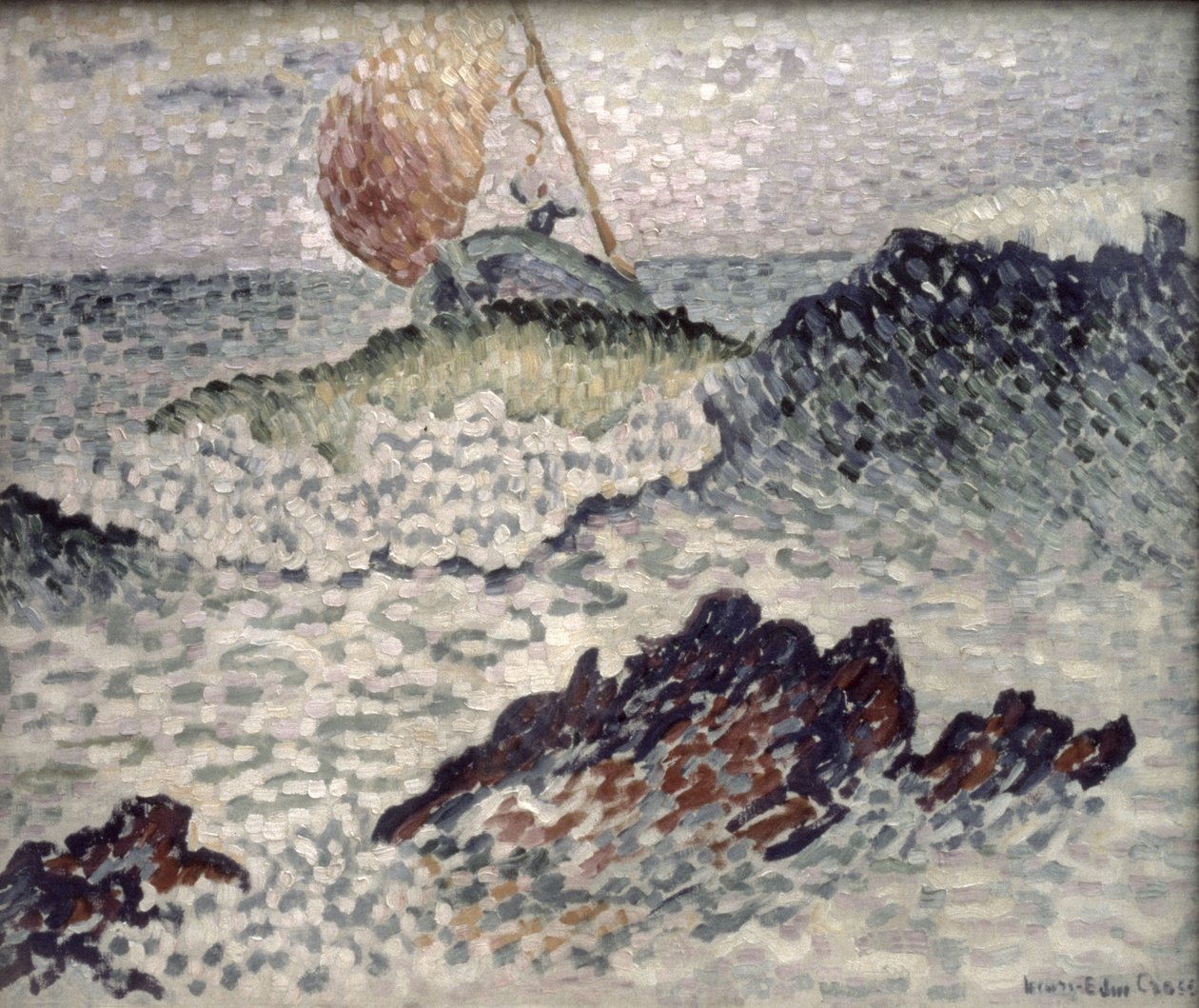 A hajótörés, 1906-07 alkotó: Henri Edmond Cross