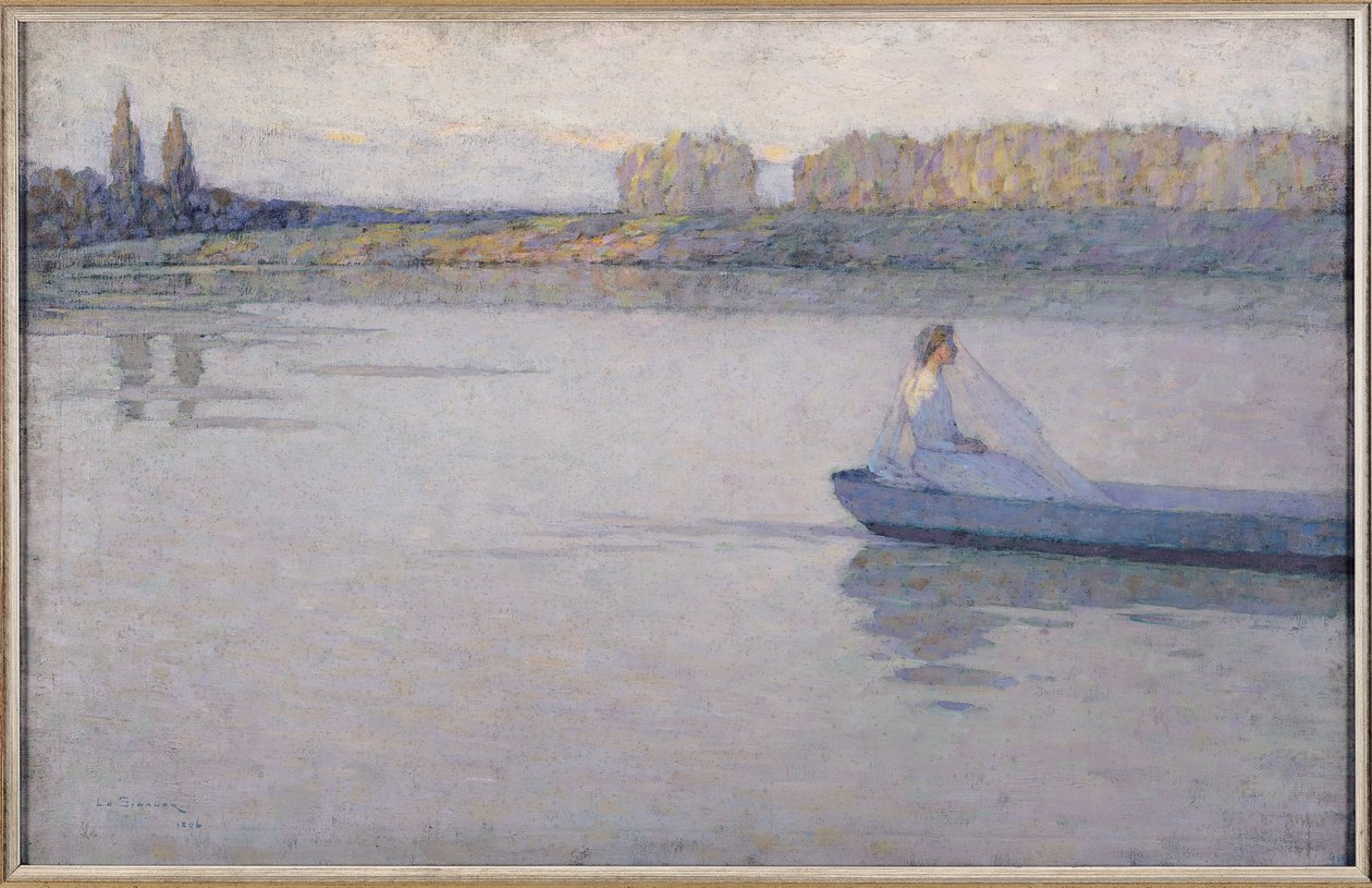 A folyón, reggel, 1896 alkotó: Henri Eugene Augustin Le Sidaner