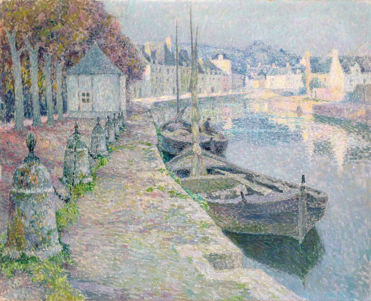 A murvás csónakok alkotó: Henri Eugene Augustin Le Sidaner