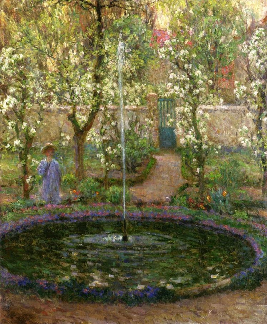 A kis tavacska, 1905 alkotó: Henri Eugene Augustin Le Sidaner