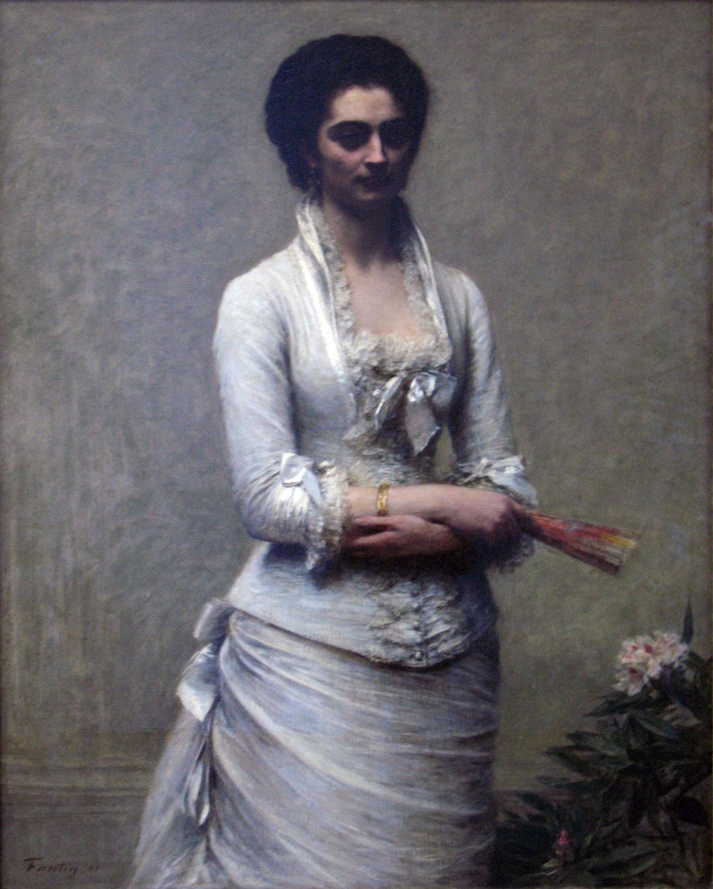 Eva Callimachus-Catargi portréja alkotó: Ignace Henri Jean Fantin Latour