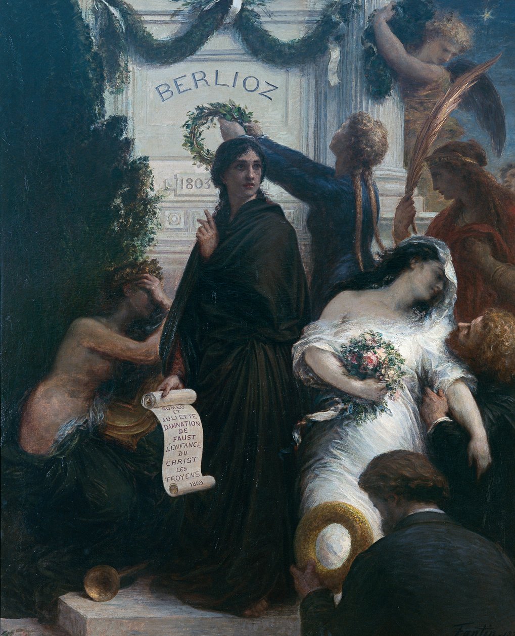 Születésnap (Berlioznak) alkotó: Ignace Henri Jean Fantin Latour