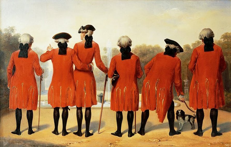 Az orleans-i herceg urai Saint-Cloud szokásában alkotó: Henri Felix Emmanuel Philippoteaux