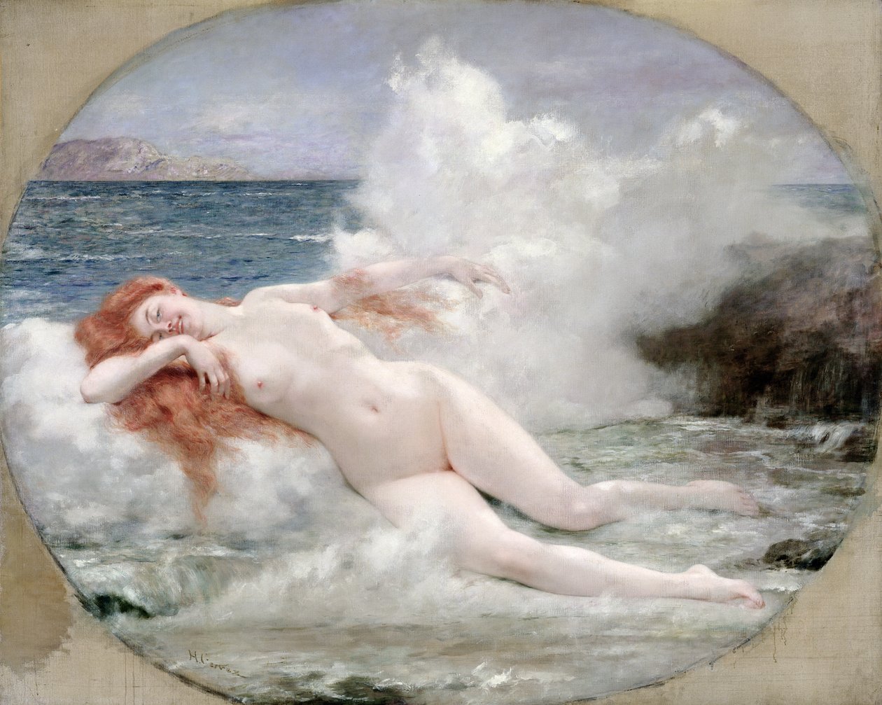Vénusz születése, 1896 körül alkotó: Henri Gervex