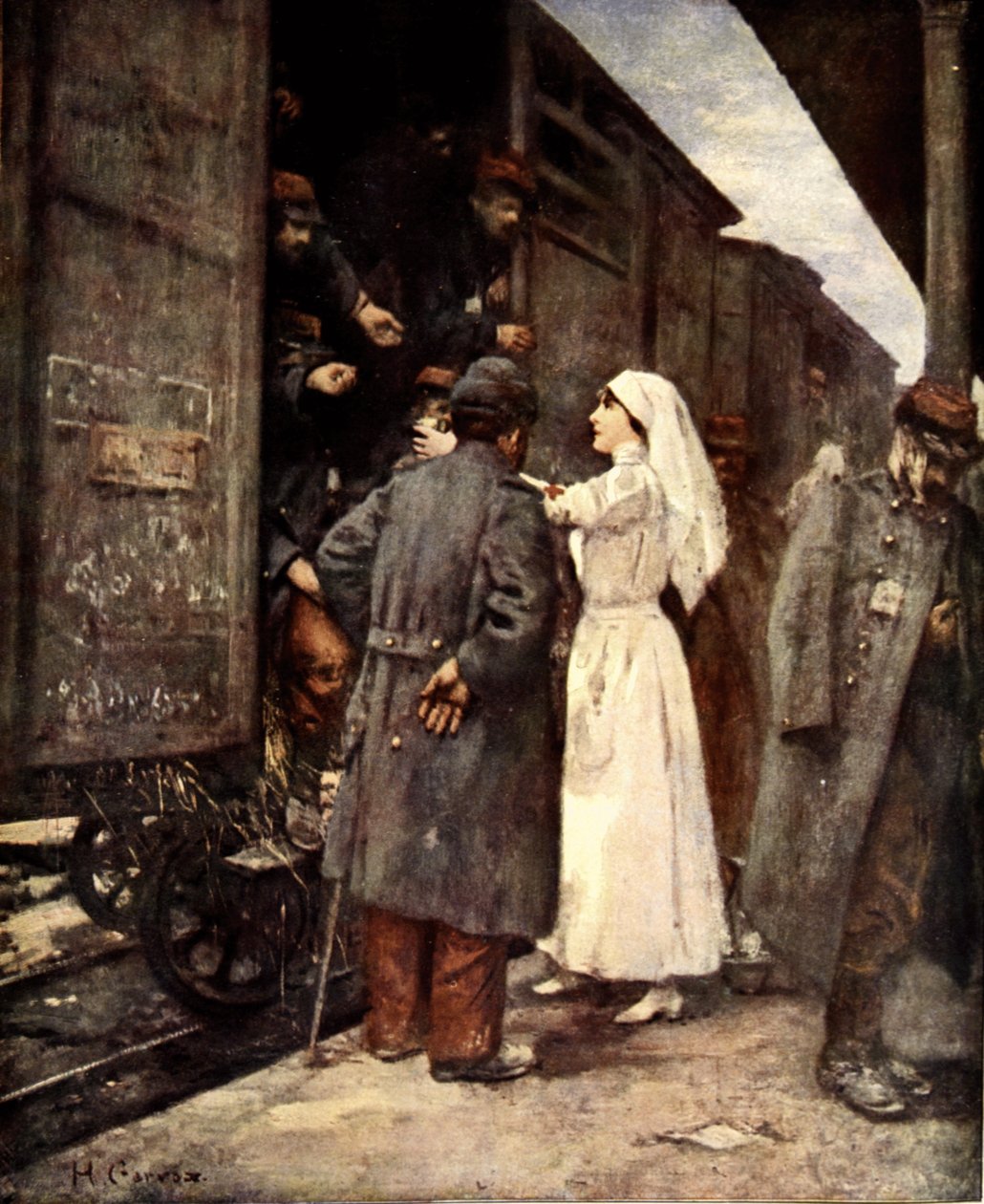 A sebesültek vonata, 1915 alkotó: Henri Gervex