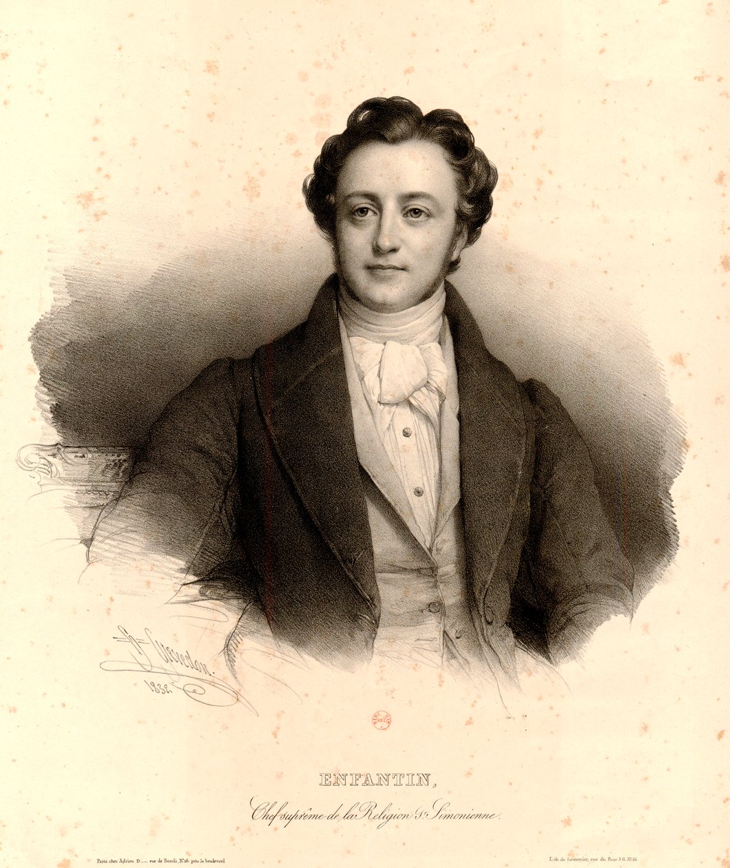 A Saint-Simon-vallás gyermeki legfelsőbb vezetője alkotó: Henri Grevedon