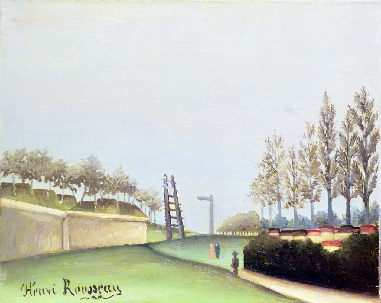 Kilátás a Porte de Vanves felől, Párizs, 1909 alkotó: Henri Rousseau
