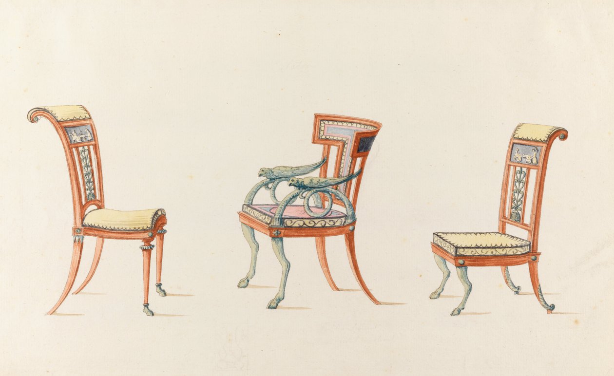 Székek (3) alkotó: Nicolas Henri Jacob