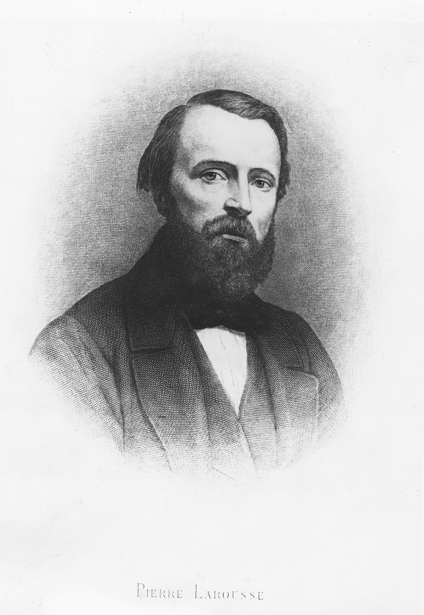 Pierre Larousse portréja alkotó: Henri Joseph Dubouchet
