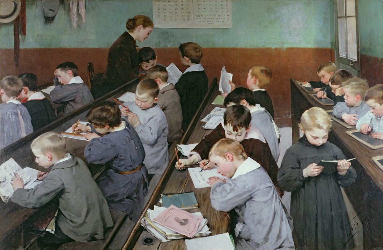 A gyermekosztály, 1889 alkotó: Henri Jules Jean Geoffroy