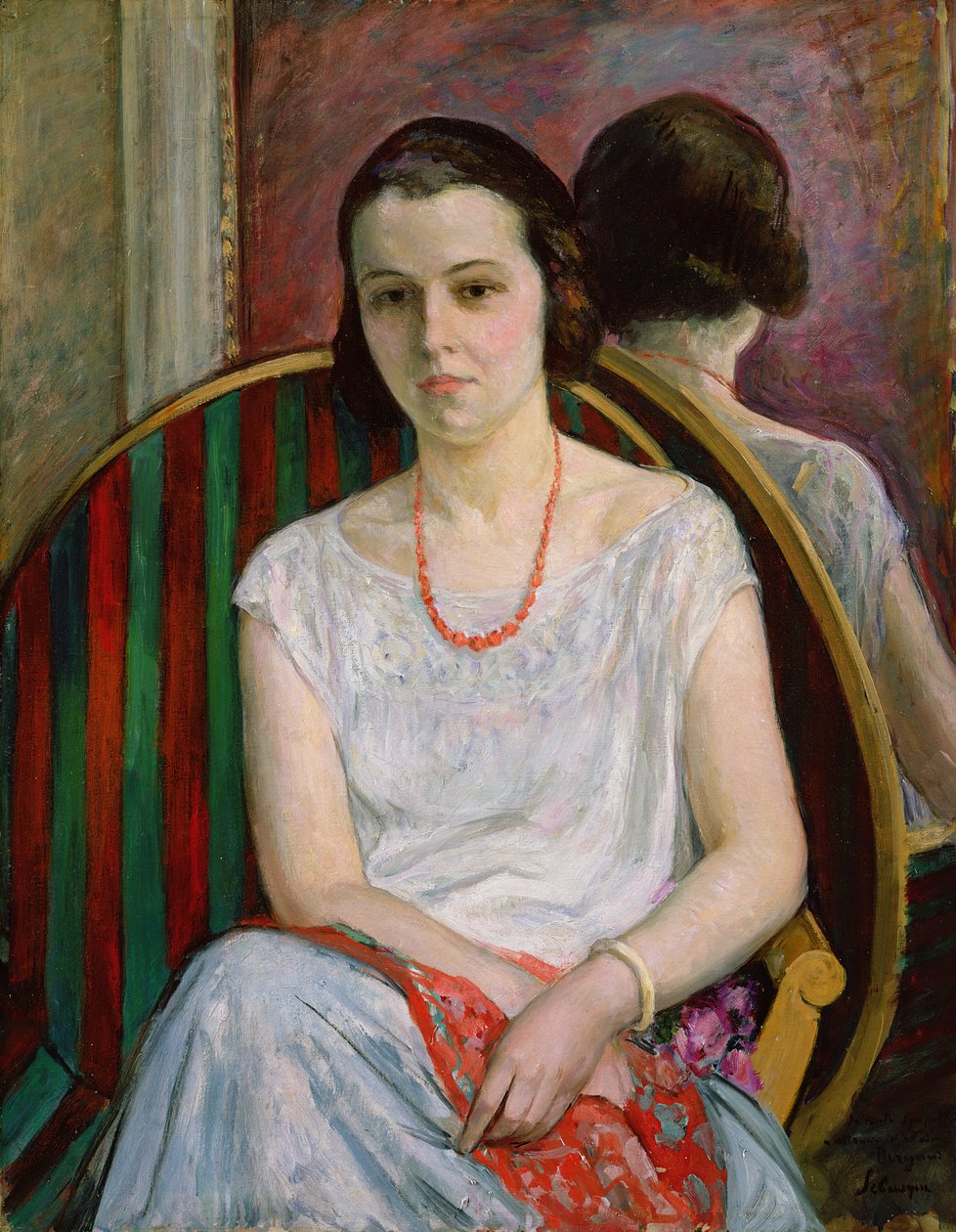 Egy nő portréja alkotó: Henri Lebasque