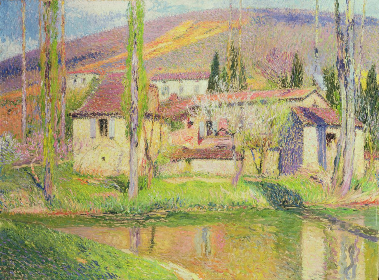 A Bastide du Vert, 1909 körül alkotó: Henri Martin