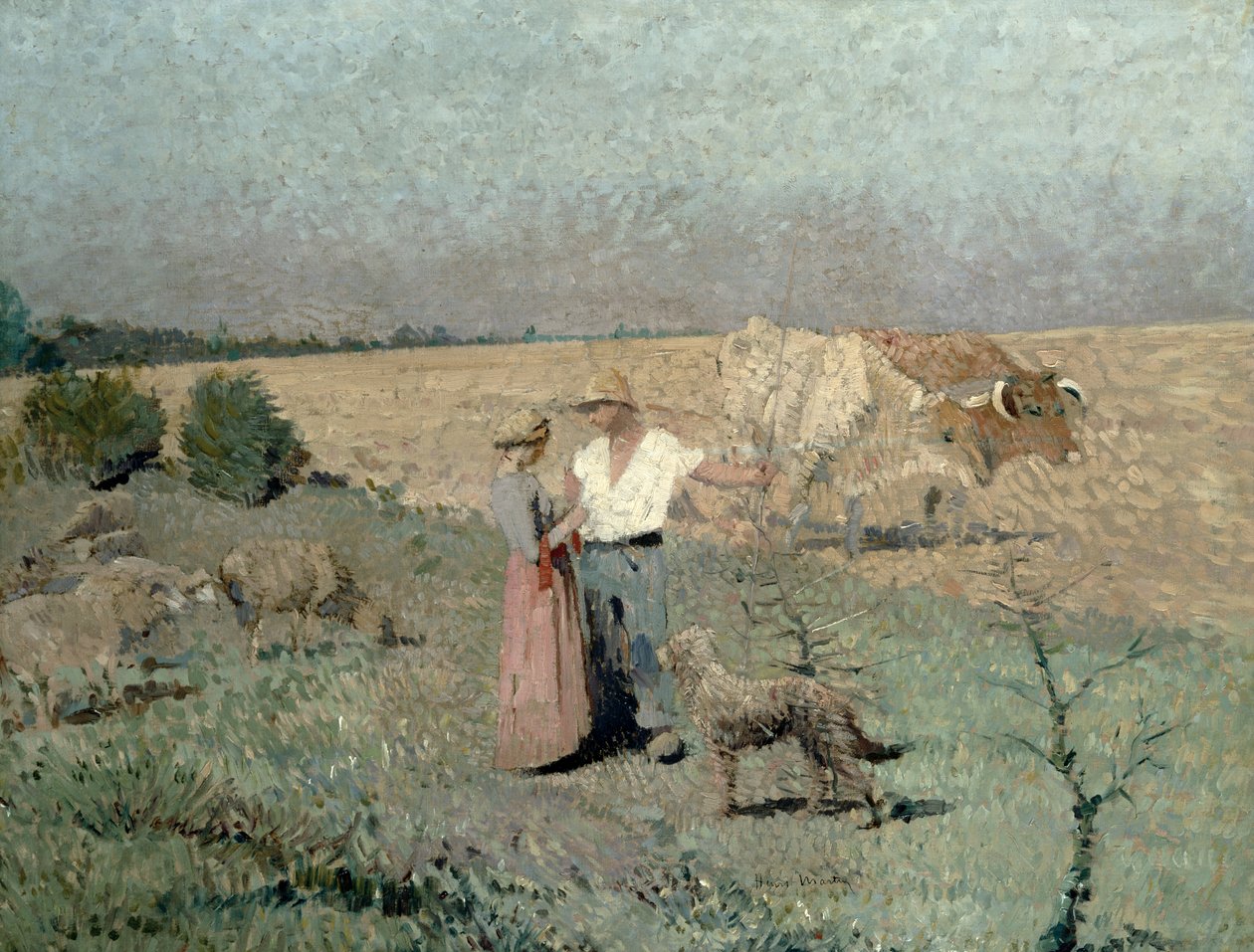 A Pásztorok alkotó: Henri Martin