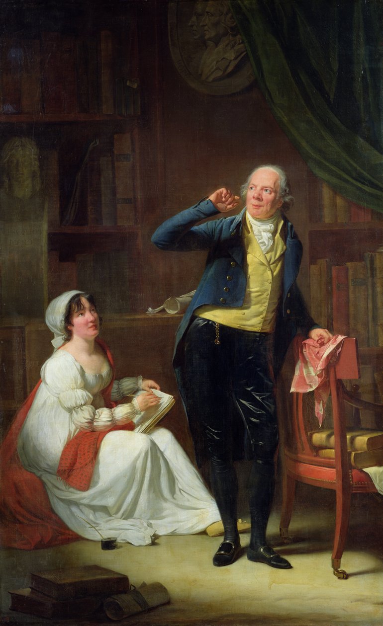 Jacques Delille (1738-1813) és felesége, 1802 alkotó: Henri Pierre Danloux